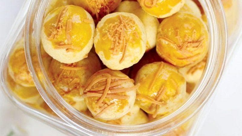 Cemilan nastar (Caramembuat)