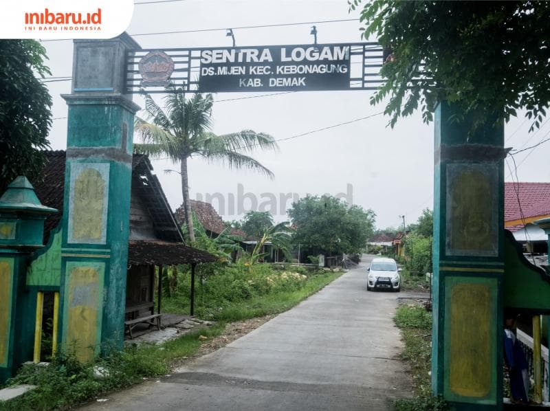 Desa Mijen, Kebon Agung, Kabupaten Demak, yang sudah menjadi sentra logam. (Inibaru.id/ Audrian F)<br>