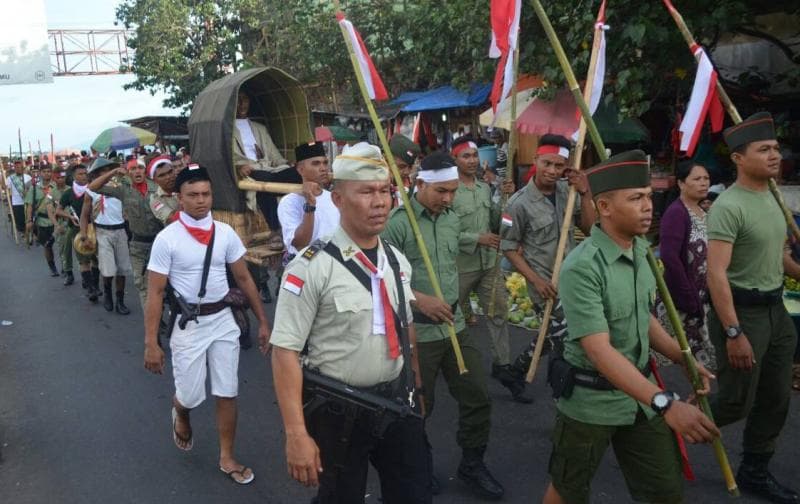 Ruslan Buton, sosok yang viral di media sosial karena ditangkap polisi setelah mengkritik Jokowi. (i-malut.com)<br>