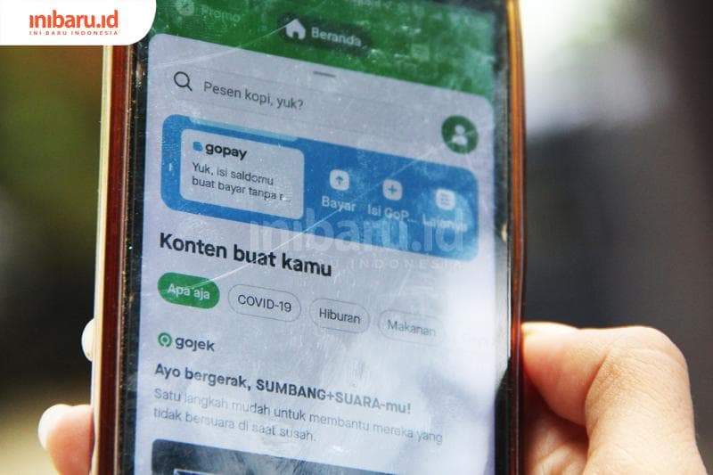 Gojek mendukung budaya cashless alias non tunai. (Inibaru.id/Triawanda Tirta Aditya)