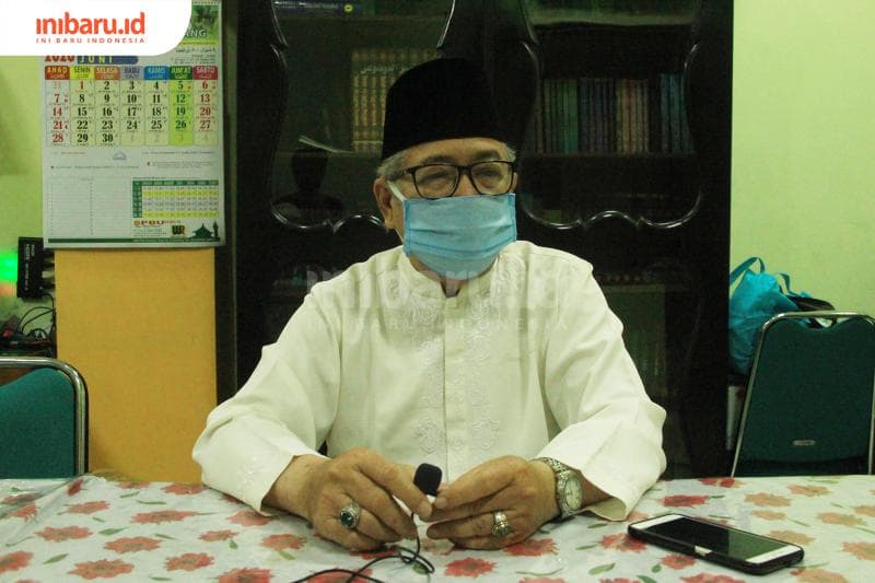 Hanif Ismail, Ketua Takmir Masjid Kauman, (Inibaru.id/ Zulfa Anisah)