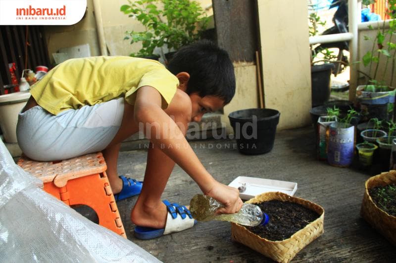 Kenzio, anak kedua Putri. (Inibaru.id/ Zulfa Anisah)