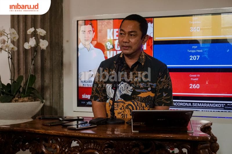 Hendi menilai kalau 20 ASN positif terkena covid-19 saat sedang bertugas di bidang pelayanan publik. (Inibaru.id/ Audrian F)<br>