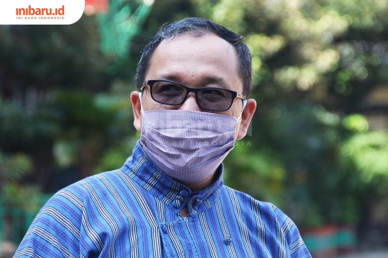 Masker kain kini lebih diminati masyarakat karena bisa dicuci dan dipakai ulang. (Inibaru.id/Triawanda Tirta Aditya)