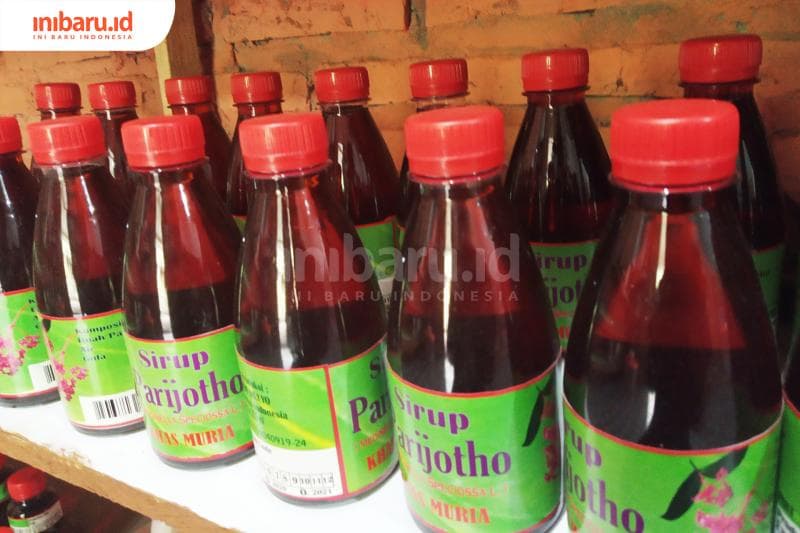 Produk Sirup Parijotho produksi Argo Mulyo. (Inibaru.id/ Rafida Azzundhani)