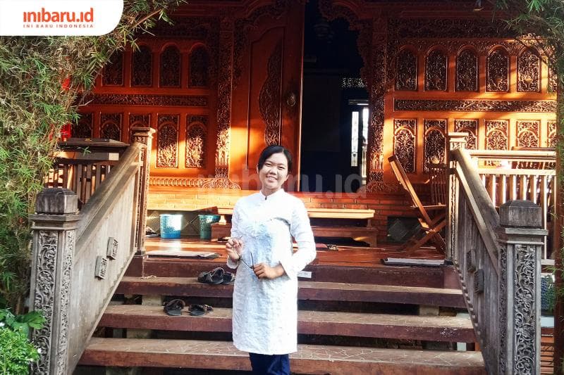 Ervina Dwi Setyaningrum, siswa yang memilih melanjutkan pendidikannya di PKBM ODM untuk mengasah bakatnya. (Inibaru.id/ Rafida Azzundhani)