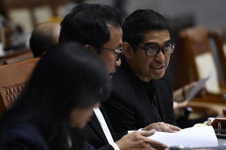 Rapat Dewan Pengawas TVRI di Senayan. (ANTARA FOTO/Puspa Perwitasari)