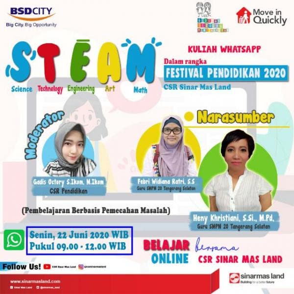 Ratusan pengajar ikuti kuliah daring tentang metode belajar negara maju dari Rumah Pintar BSD City. (Media Indonesia)