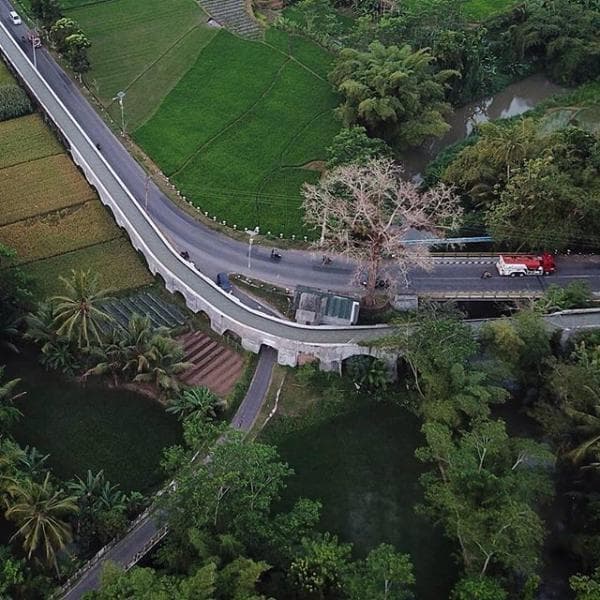 Buk Renteng terlihat dari atas. (Twitter.com/InfoJogja)