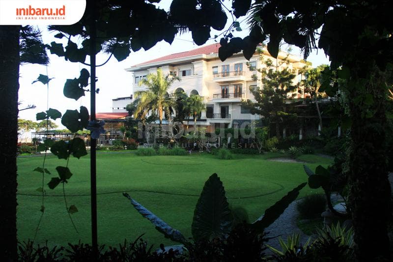 Halaman belakang Susan Spa &amp; Resort cocok untuk bikin berbagai acara. (Inibaru.id/ Audrian F)<br>