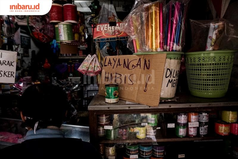 Saking banyaknya pembeli layang-layang habis. (Inibaru.id/ Audrian F)<br>