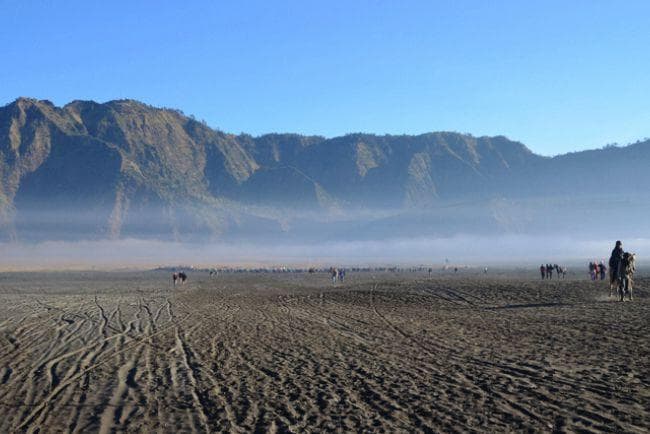 Di Gunung Bromo ada Padang Pasir berbisik. (AgungBromoTravel)<br>