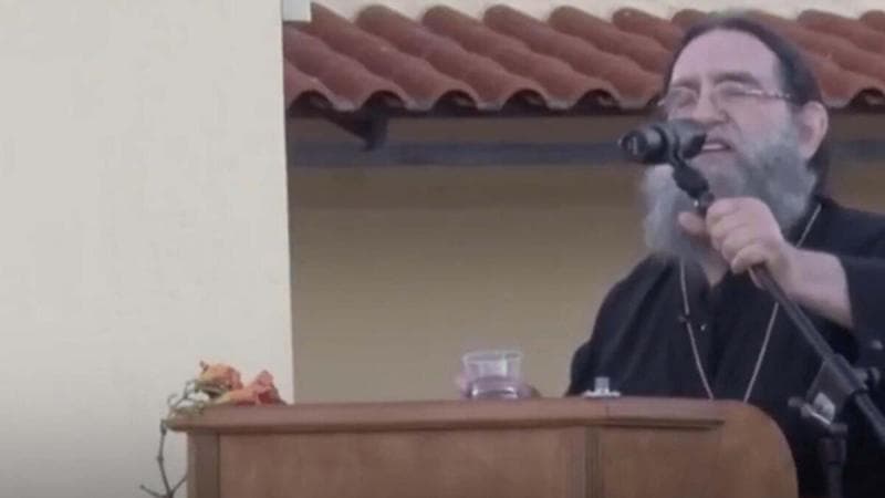 Evangelos Papanikolaou, pendeta kristen ortodoks dari Yunani. (Milimaj)<br>