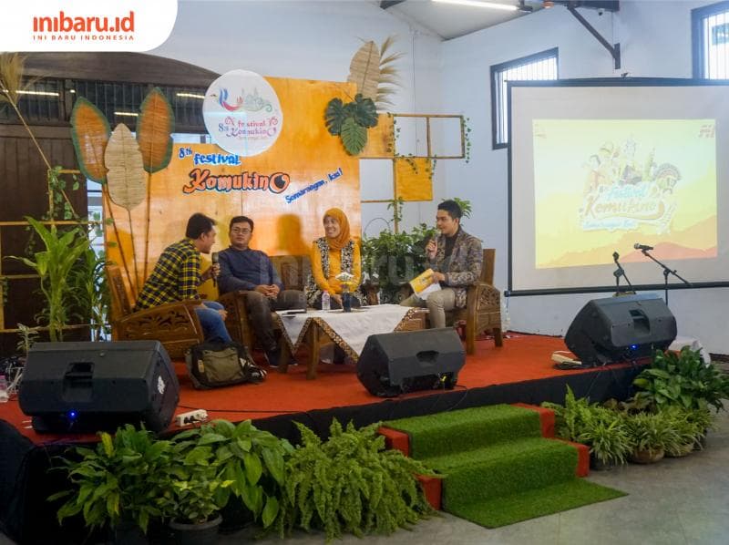 Seminar enterpreneur juga mengisi rundown Komukino ke-8. (Inibaru.id/ Audrian F)<br>