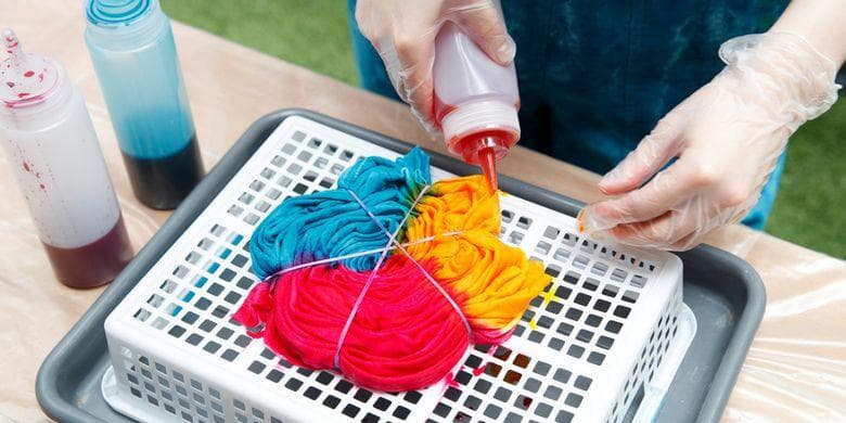 Tie dye muncul tahun 1960-andan 1970-an. (Kompas Lifestyle)