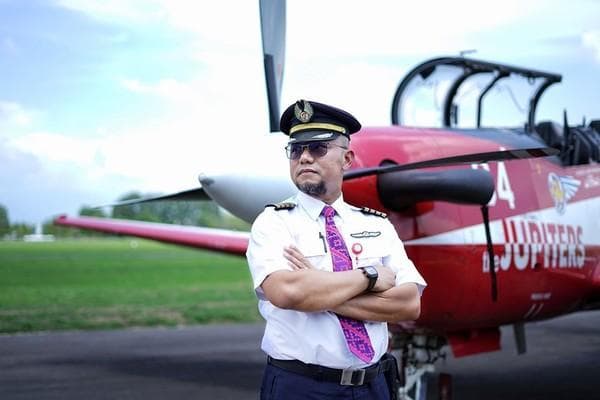 Megah saat menjadi pilot. (Detik)<br>