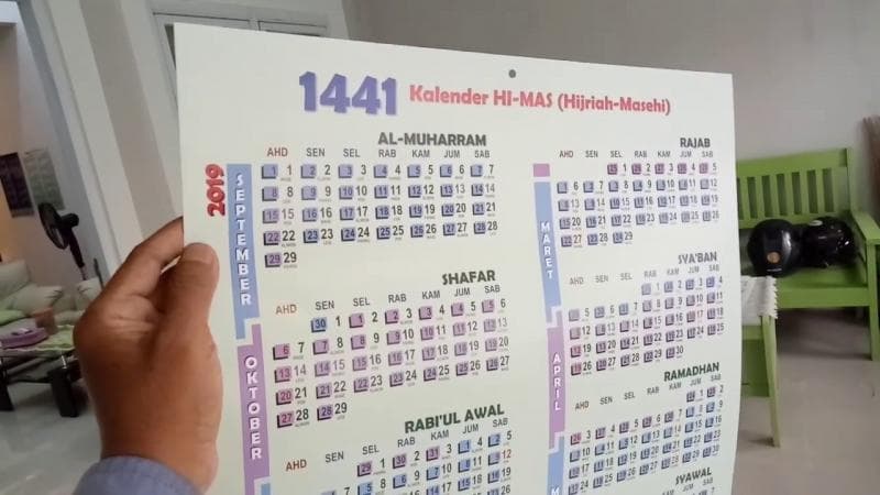 Kalender Hijriah. (Youtube/Tavip GF2)