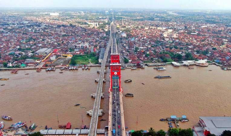 Palembang sudah berusia lebih dari 1.300 tahun. (Bisnis/Abdullah Azzam)
