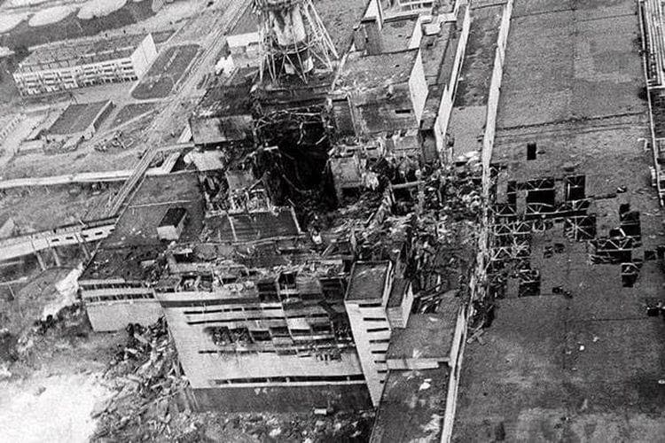 Efek radiasi ledakan nuklir Chernobyl. (India Today)