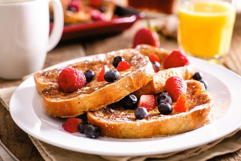 French toast yang masyhur. (Godairyfree)