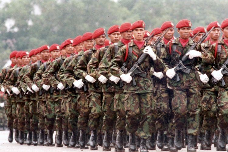 Kopassus Indonesia memang nggak boleh diremehkan. (Kartono Ryadi)