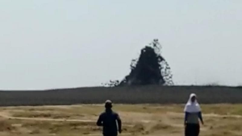 Letusan lumpur di Kesongo. (Klikjatim)