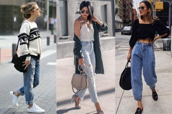 Boyfriend jeans menjadi tren baru. (via idntimes)