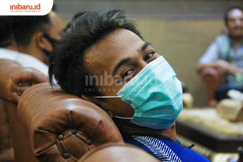 Penyerang PSIS Hari Nur Yulianto bisa fokus berlatih setelah mengetahui hasil tes swab dirinya dan rekan setim menunjukan negatif. (Inibaru.id/ Audrian F)<br>