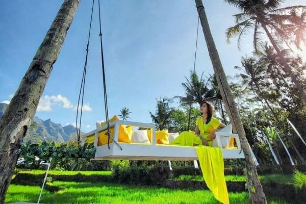 Salah satu spot selfie si Svargabumi. (IDN Times)