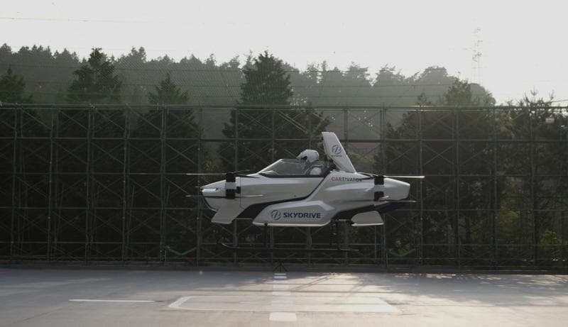 Mobil terbang ini rencananya akan selesai dikembangkan pada 2023. (AP/Skydrive)