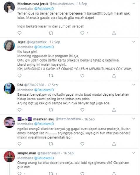 Netizen memberikan komerngar negatif. (Ist)
