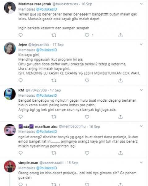 Netizen memberikan komerngar negatif. (Ist)