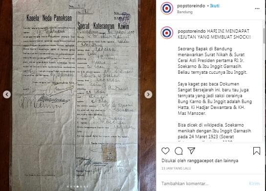 Hal ini tentu menuai pro kontra warganet.&nbsp;(Instagram/popstoreindo)