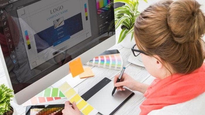 Ilustrasi desainer grafis. (fotolia)