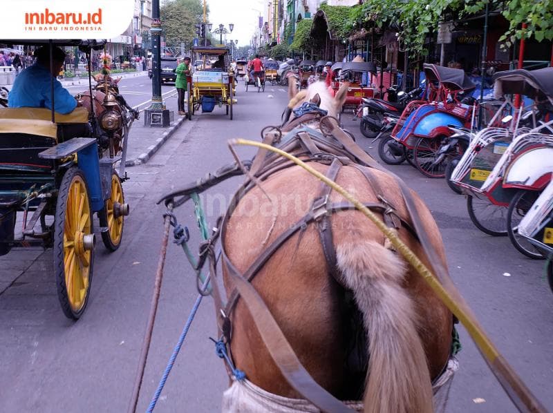 Keliling naik kuda di Malioboro sangat menyenangkan. (Inibaru.id/ Inadha Rahma Nidya)<br>