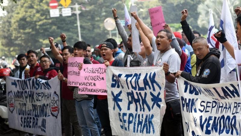 Omnibuslaw punya banyak dampak negatif pada pekerja. (Tirto.id)