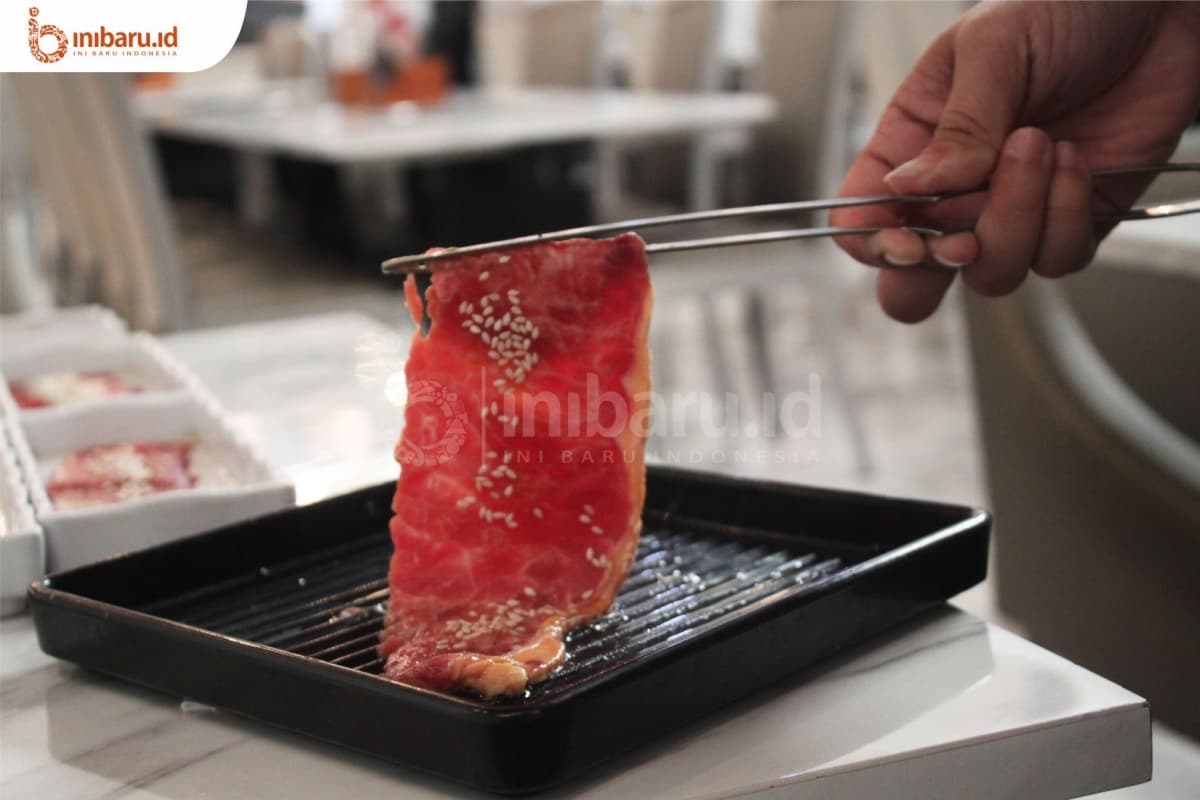 Daging wagyu di Bar.B-Q Semarang. (Inibaru.id/ Ida Fitriyah)