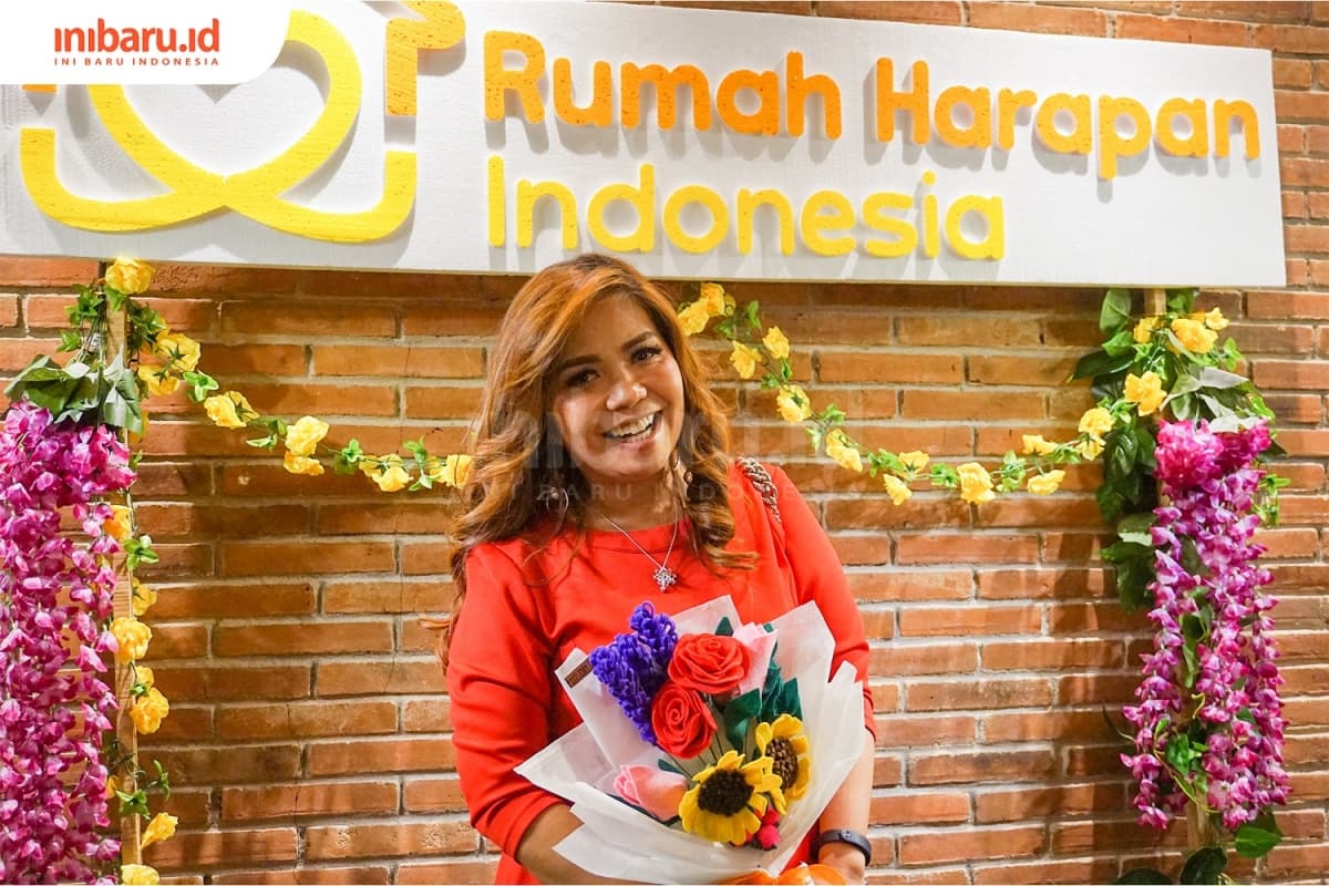 Valencia Mieke Randa, pendiri Rumah Harapan Indonesia pada Lantern Party ke-2 RHI Semarang. (Inibaru.id/ Ida Fitriyah)