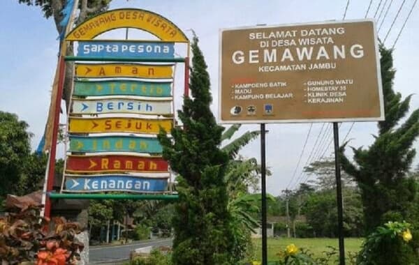 Desa wisata Gemawang. (Sideka)