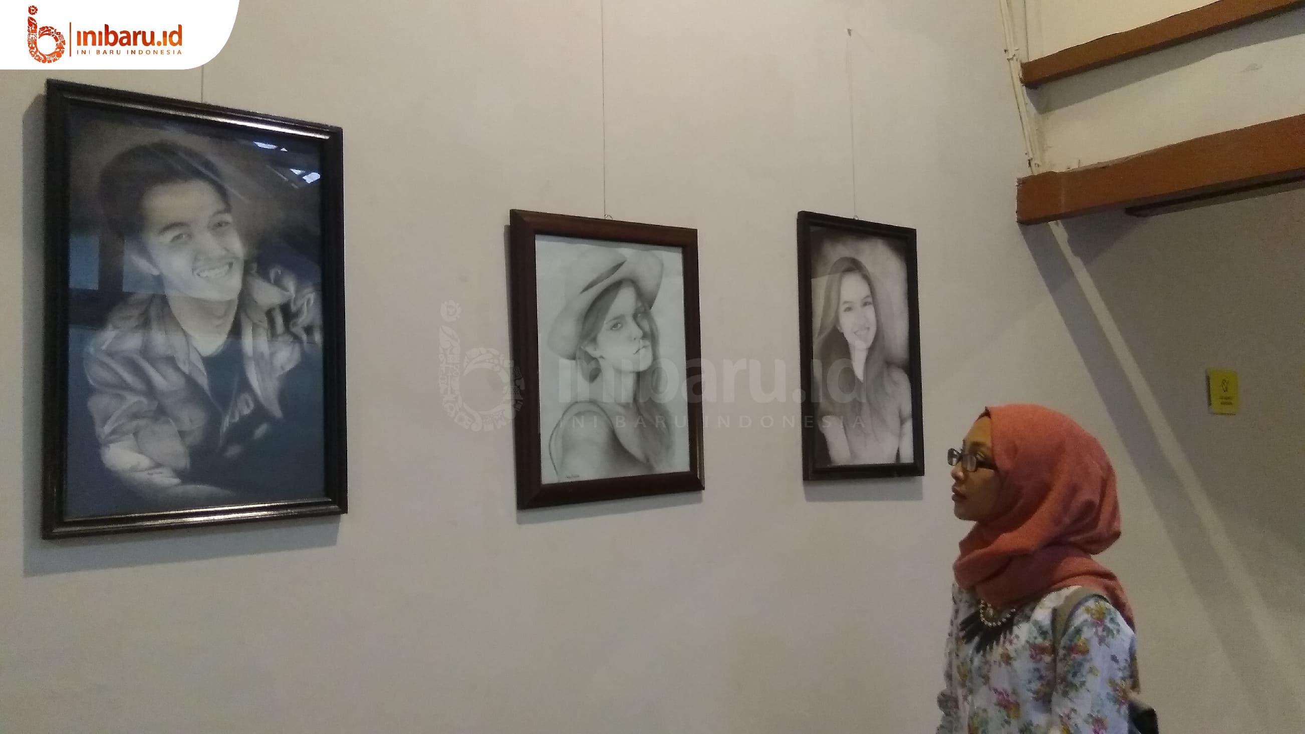 Salah satu karya desain yang dipamerkan di Pameran Seni Praxernia (Inibaru/Artika Sari)