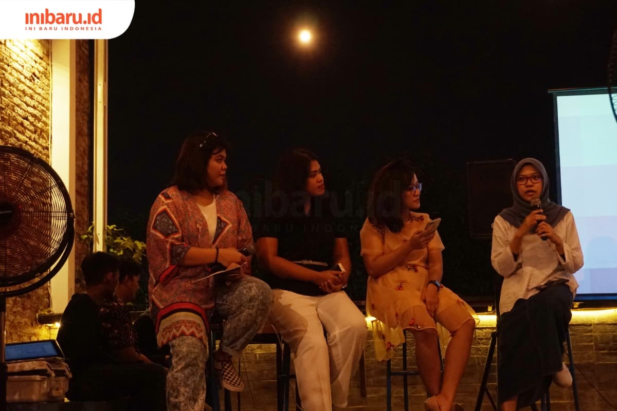 Komunitas Dari Teman adakan Movie Night pada Selasa (21/5/2019). (Inibaru.id/ Ida Fitriyah)