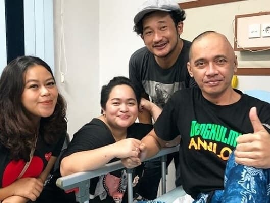 Tanda-tanda glioblastoma yang diderita Agung Hercules. (Instagram/sinyoritaesperanza)