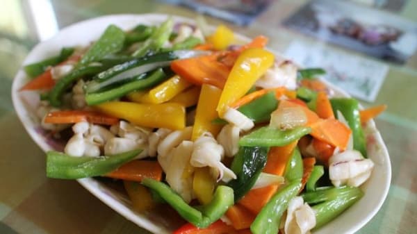 Capcay jamur saus tiram. (Fimela)