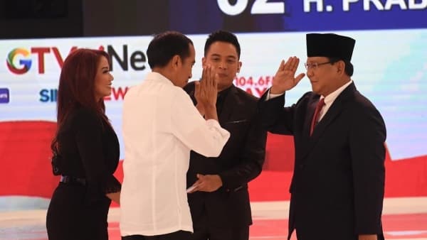 Debat Capres Kedua. (Suara.com/Muhaimin A. Untung)