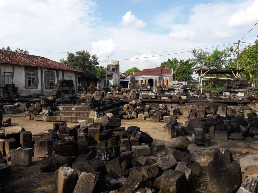 Reruntuhan Candi Gana. (Instagram/deeyagram)