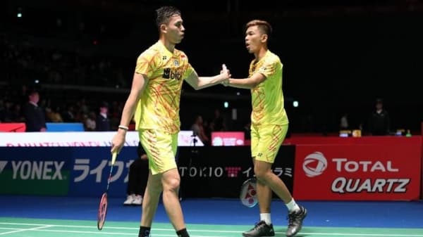 Tiga wakil Indonesia termasuk Fajar/Rian lolos ke babak Semifinal All England 2019. (PBSI)