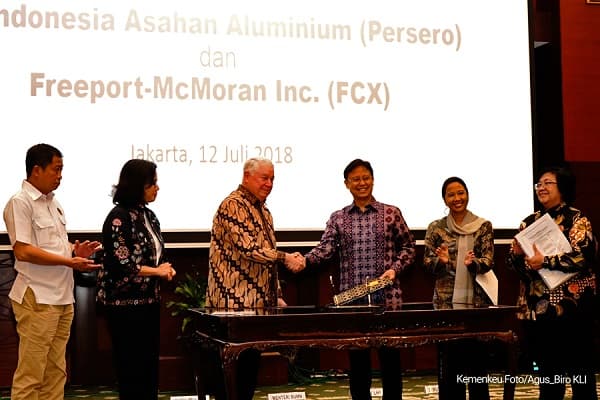 Penandatanganan Head of Agreement (HoA). (Kemenkeu)