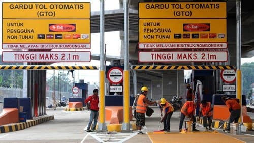 PT Jasa Marga siapkan gardu tol tambahan di sepanjang Tol Trans Jawa. (Antara Foto/ Risky Andrianto)