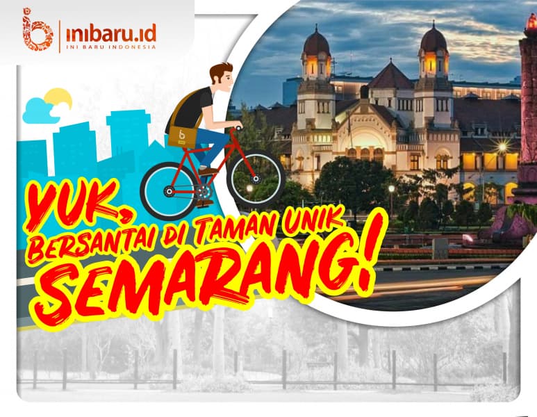 Infografik taman unik di Semarang. (Inibaru.id/Nafis Ghifary)