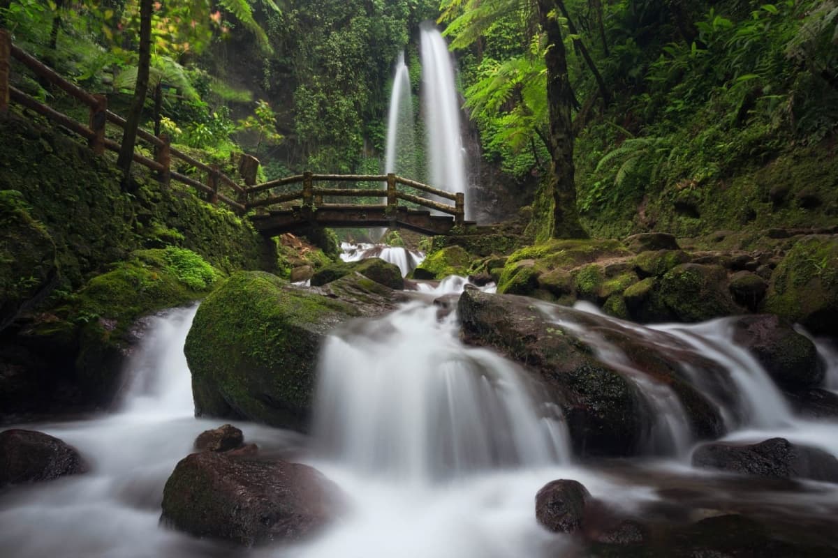 Air Terjun Jumog di Karanganyar, Jawa Tengah. (Landscaper/Fendysapto)